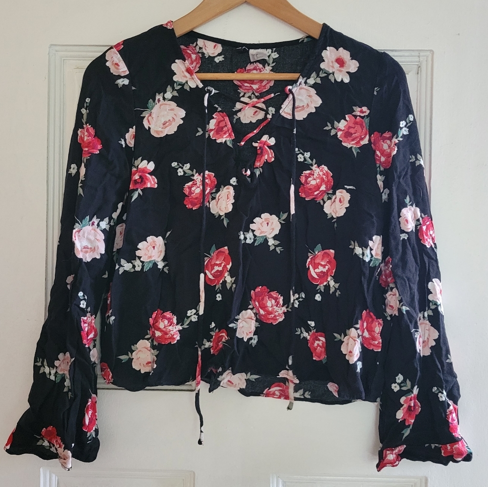 Divided Women's Floral Blouse Size 8